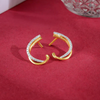 Pear Drop Motif Pendant in Polished Gold