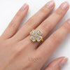 UBAN Jewels™ Radiant Lucky Clover Spinner Ring - Stainless Steel & Anti-Tarnish