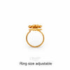 UBAN Jewels™ Radiant Lucky Clover Spinner Ring - Stainless Steel & Anti-Tarnish