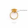 UBAN Jewels™ Radiant Bloom Crystal Spinner Ring - Anti-Tarnish & Adjustable