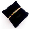 UBAN Jewels™ Rainbow Glow Snake Chain Bracelet - 18k Gold-Plated Stainless Steel Anti-Tarnish Multi-Color Zircon Bracelet