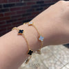 UBAN Jewels™ Set of 2 Victorian & Moorish Van Cleef Bracelets - Gold-Plated Stainless Steel Anti-Tarnish Clover Charm Bracelet Combo