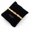 UBAN Jewels™ Twisted Silk Chain Bracelet - Gold-Plated Stainless Steel Anti-Tarnish Link Bracelet