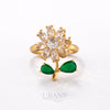 UBANjewels™ Blooming Flower Spinner Ring (Adjustable & Anti-Anxiety)