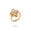 UBAN Jewels™ Floral Elegance Spinner Ring - Anti-Tarnish & Adjustable
