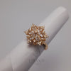 UBAN Jewels™ Radiant Bloom Crystal Spinner Ring - Anti-Tarnish & Adjustable